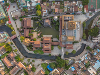 中国广州粤剧艺术博物馆古建筑景观
