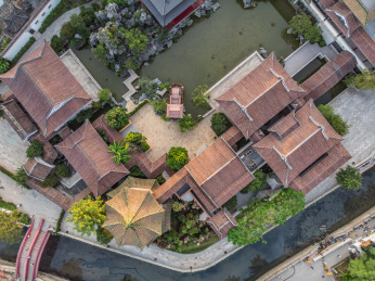 中国广州粤剧艺术博物馆古建筑景观
