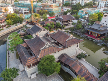 中国广州粤剧艺术博物馆古建筑景观