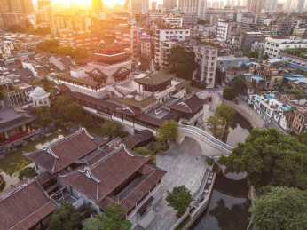 中国广州粤剧艺术博物馆古建筑景观
