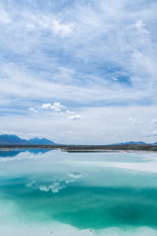 中国青海省海西州大柴旦翡翠湖