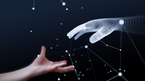 AI人工智能大数据未来抽象科技感背景图