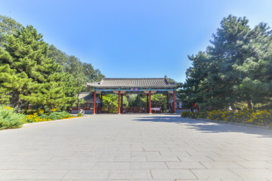 沈阳昭陵公园东跨院建筑，沈阳北陵公园东跨院。
