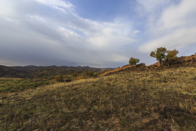 中国山西右玉右卫镇32边长城自然风光