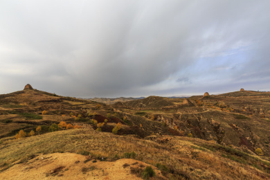 中国山西右玉右卫镇32边长城自然风光
