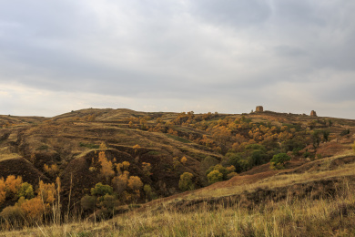 中国山西右玉右卫镇32边长城自然风光