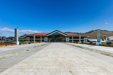 中国福建省武夷山市高铁北站建筑环境