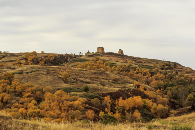 中国山西右玉右卫镇32边长城自然风光