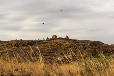 中国山西右玉右卫镇32边长城自然风光