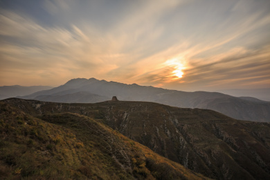 中国山西朔州市山阴县新广武明长城自然风光