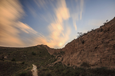 中国山西朔州市山阴县新广武明长城自然风光