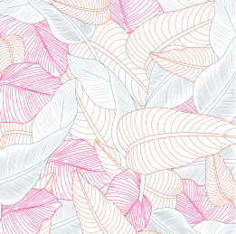 热带雨林背景的矢量插画（五）