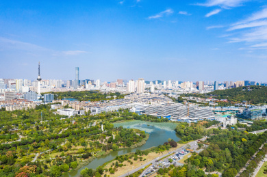 江苏省徐州市的城市建筑风光