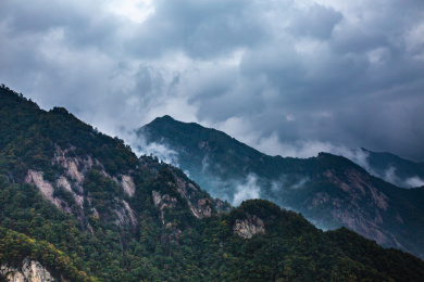 中国河南尧山风光