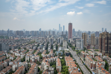 长沙城市风光与天际线