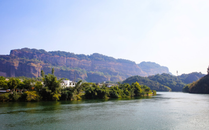 中国广东省韶关仁化县锦江自然风光