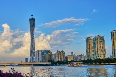 广东省广州都市风光