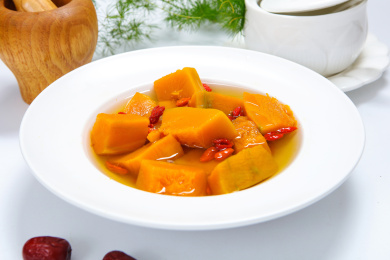 营养健康糖水甜品冰糖南瓜汤