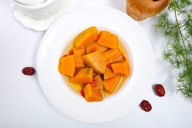 营养健康糖水甜品冰糖南瓜汤