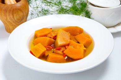 营养健康糖水甜品冰糖南瓜汤