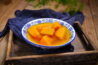 营养健康糖水甜品冰糖南瓜汤