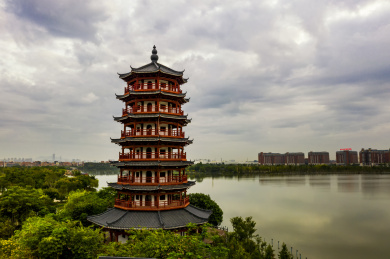 中国广东省东莞华阳湖湿地公园