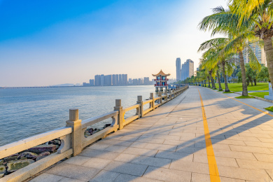 广东省珠海市情侣南路的海岸风光_站酷海洛_正版图片_视频_字体_音乐