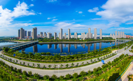 中国福建省厦门市同安区城市风光