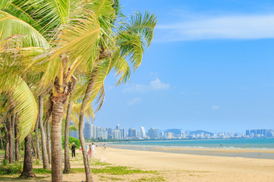 海南省三亚市海湾都市建筑景观