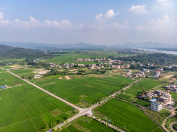 中国美丽乡村建设自然生态田园风光
