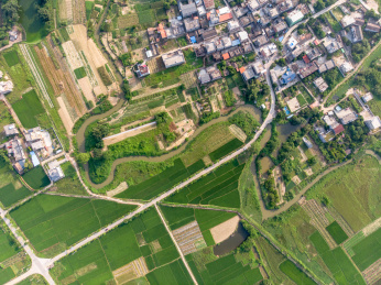 中国美丽乡村建设自然生态田园风光