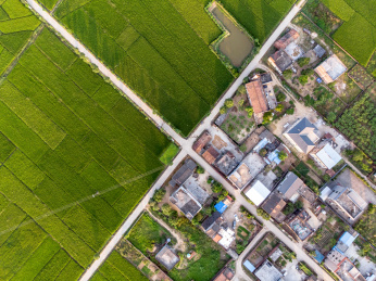 中国美丽乡村建设自然生态田园风光