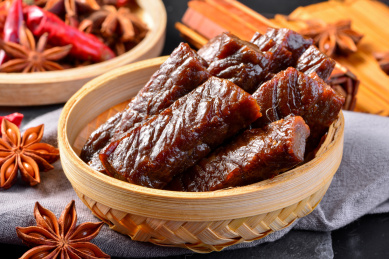 四川传统手工风干手撕牛肉干