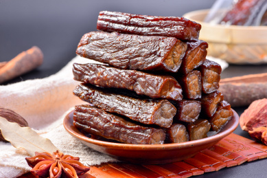 四川传统手工风干手撕牛肉干