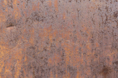 生锈的斑驳铁皮