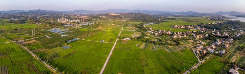 中国美丽乡村建设自然生态田园风光