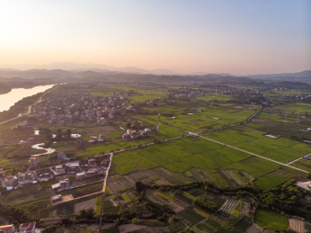 中国美丽乡村建设自然生态田园风光