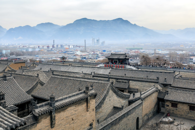 中国山西省灵石县静升镇王家大院建筑群