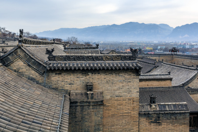 中国山西省灵石县静升镇王家大院明清古民居