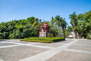 中国广东省东莞市虎门林则徐纪念馆公园广场