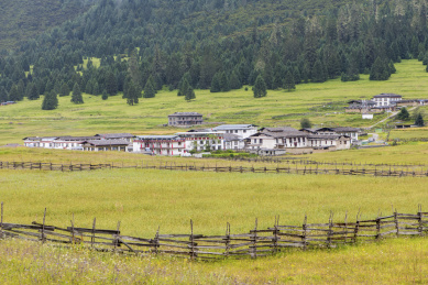 中国西藏林芝市鲁朗镇扎西岗村