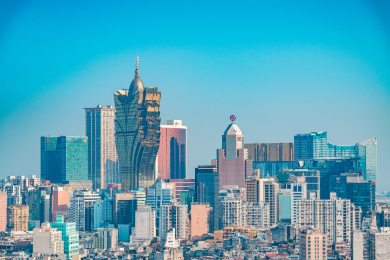 中国澳门特别行政区城市风光