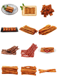 特色美食香辣辣条零食食物