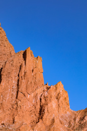 中国新疆南疆库车县天山神秘大峡谷自然风光