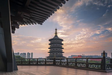 河南省洛阳市隋唐城遗址天堂明堂景区