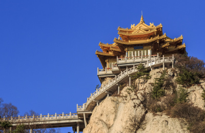 中国河南洛阳栾川老君山风光