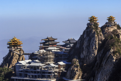 中国河南洛阳栾川老君山风光