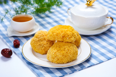 营养美味有机菌类食材银耳干