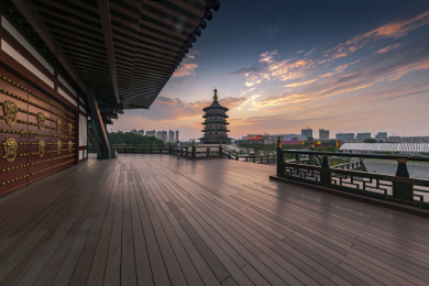 河南省洛阳市隋唐城遗址天堂明堂景区