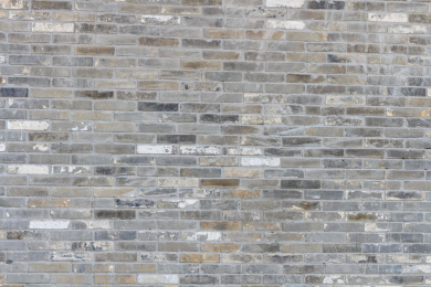 灰色的陈旧砖墙